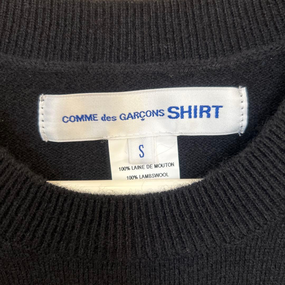 コムデギャルソンシャツ 定番クルーネックニット セーター