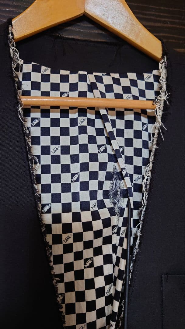 D*D様 NUMBER (NINE) ノーカラージャケット　サイズ4　ナンバーナ