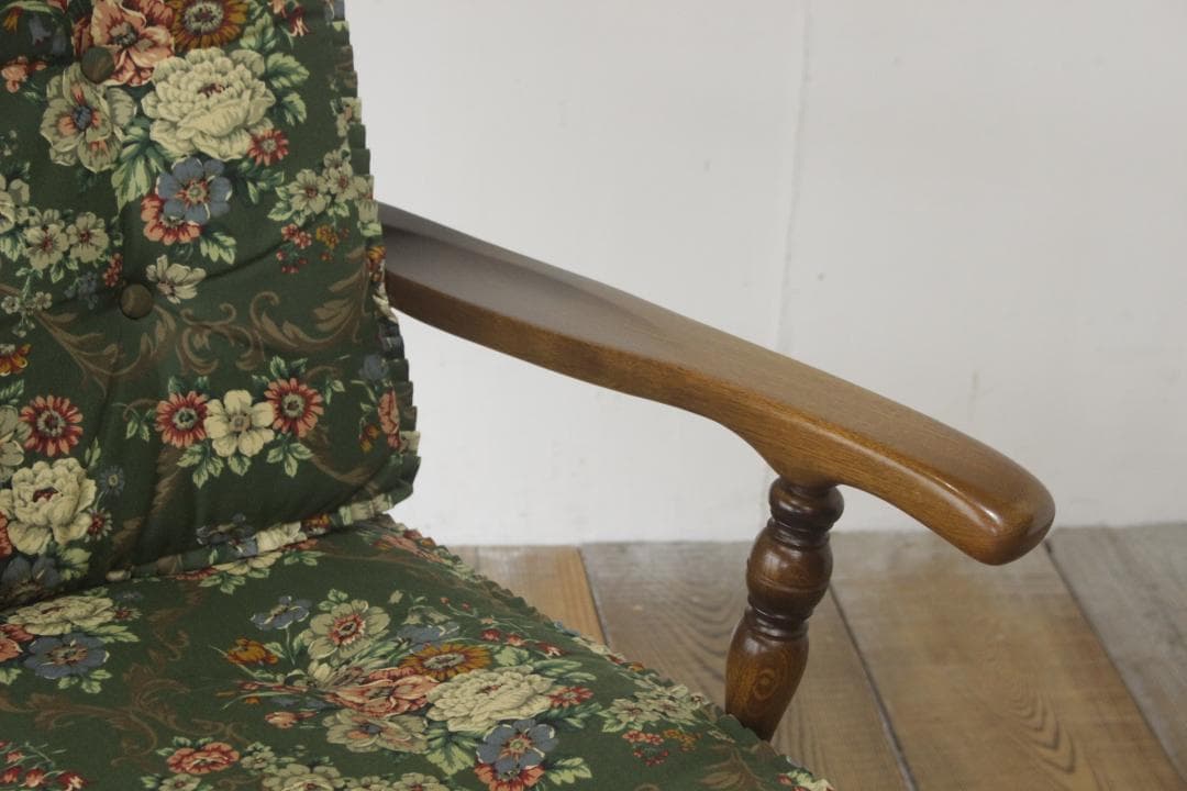 飛騨産業 キツツキ 穂高 オーク材 アーム 1Pソファ ラウンジチェア 1