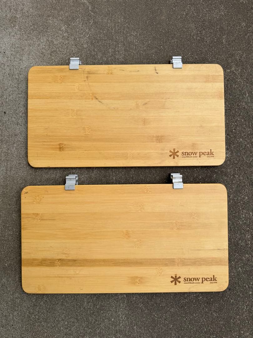 スノーピーク IGTフレーム スライドトップハーフ竹×2枚