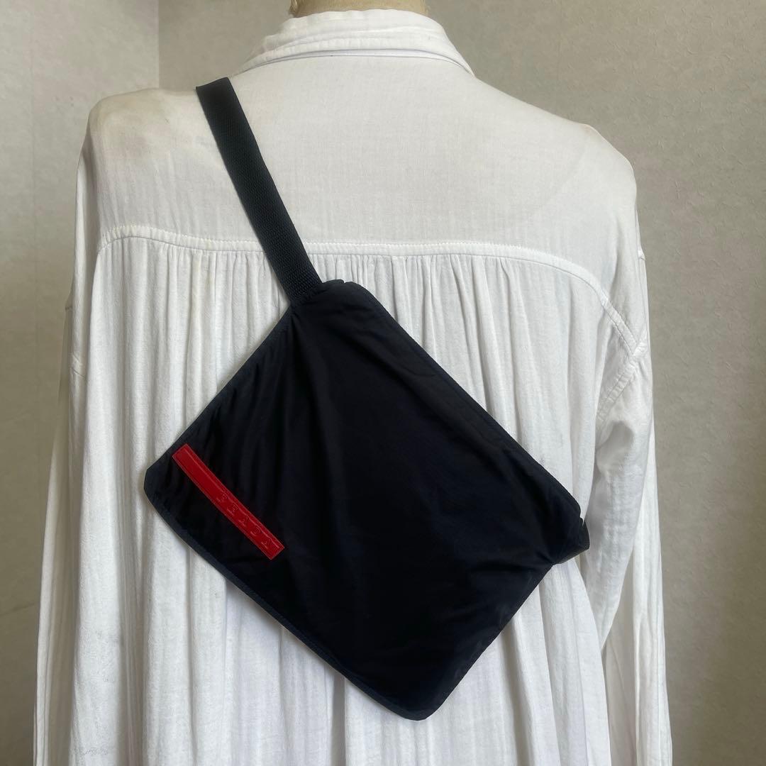 ◇ 美品PRADA SPORT プラダスポーツボディバッグ ウエストポーチ ◇
