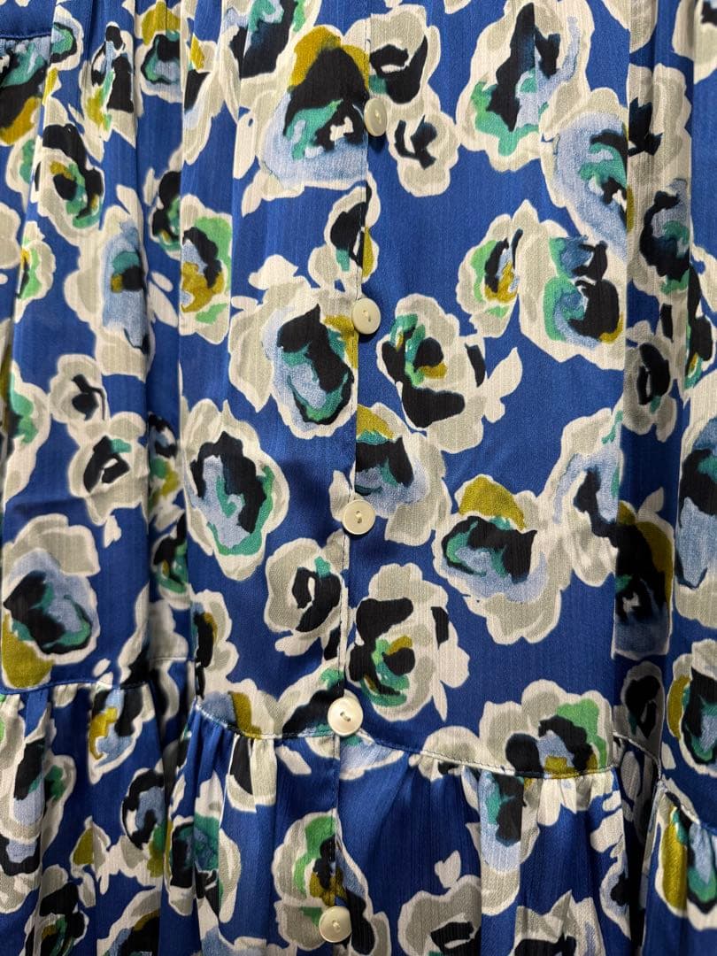 最終値下げ★TOMORROWLAND フラワープリント マキシワンピース