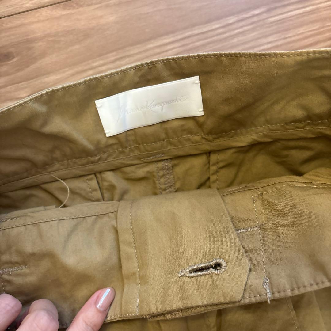 name kurogouchi ワイドパンツ ベージュ サイズ2