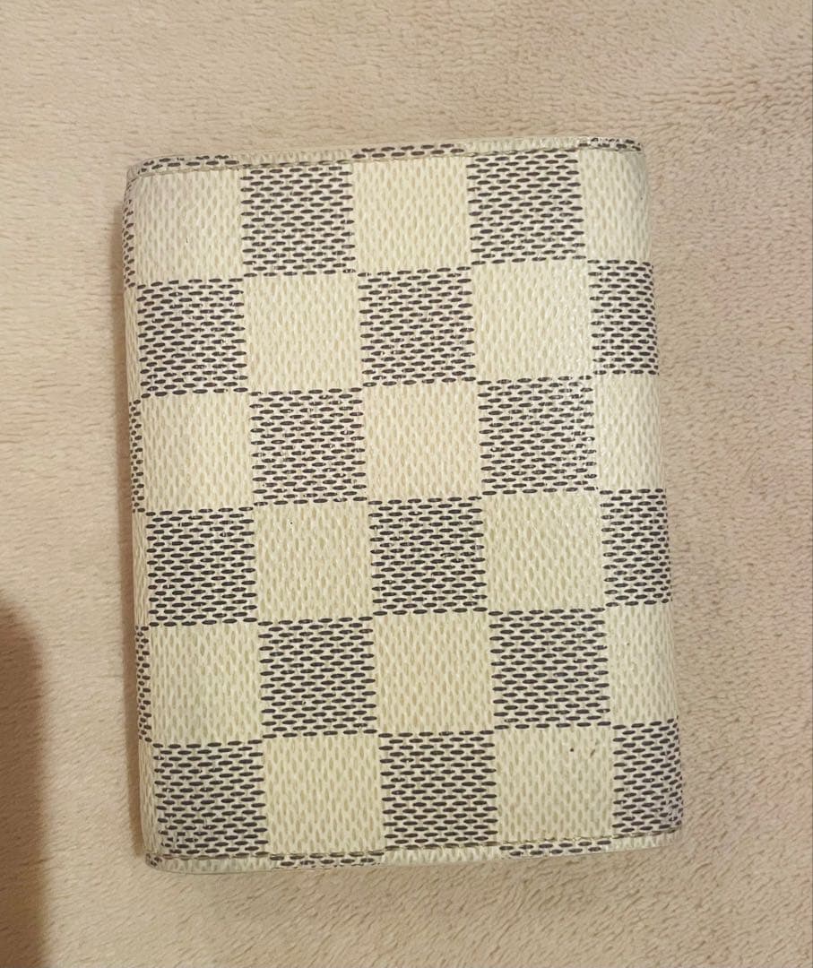 【正規品・美品】LOUIS VUITTON ヴィトン ダミエ 白 名刺入れ