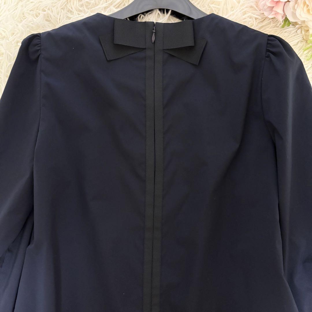 【美品】バックリボン　エムズグレイシー　ワンピース　パール　ティアード　22年