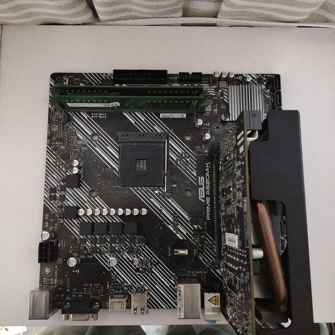 グラフィックボード・グラボ・ビデオカード ASUS PRIME A520M-K + gtx1660Super