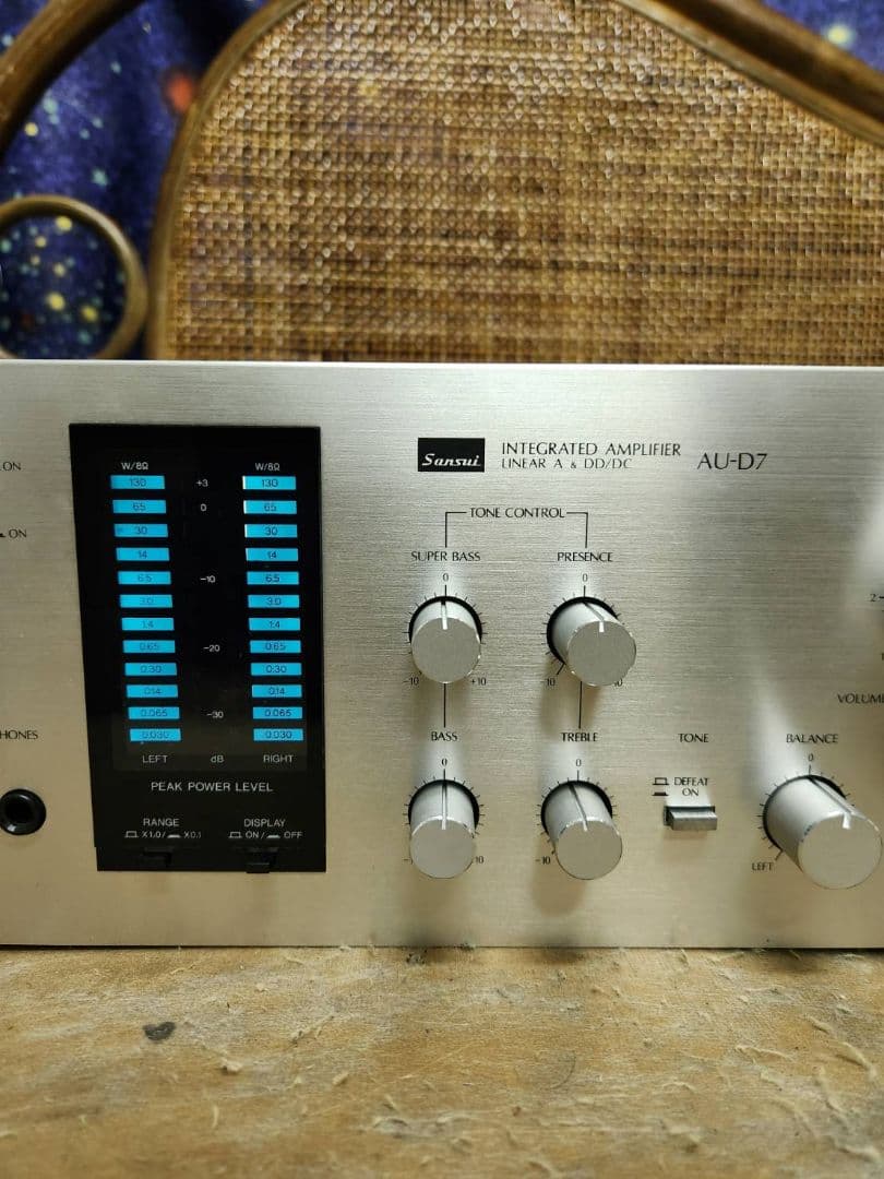 フルレストア完全整備済！完動超美品！山水プリメインアンプAU-D7