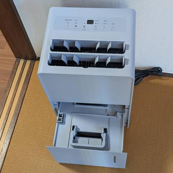 除湿機 YAMAZEN EDC-H60 グレー 除湿量6.0リットル 14畳用