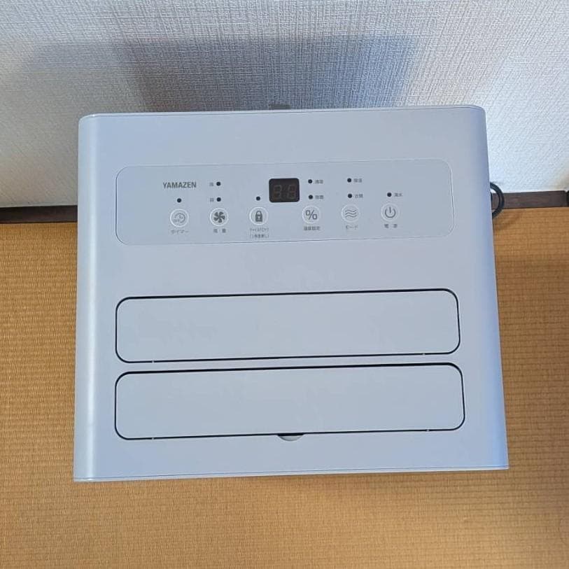 除湿機 YAMAZEN EDC-H60 グレー 除湿量6.0リットル 14畳用