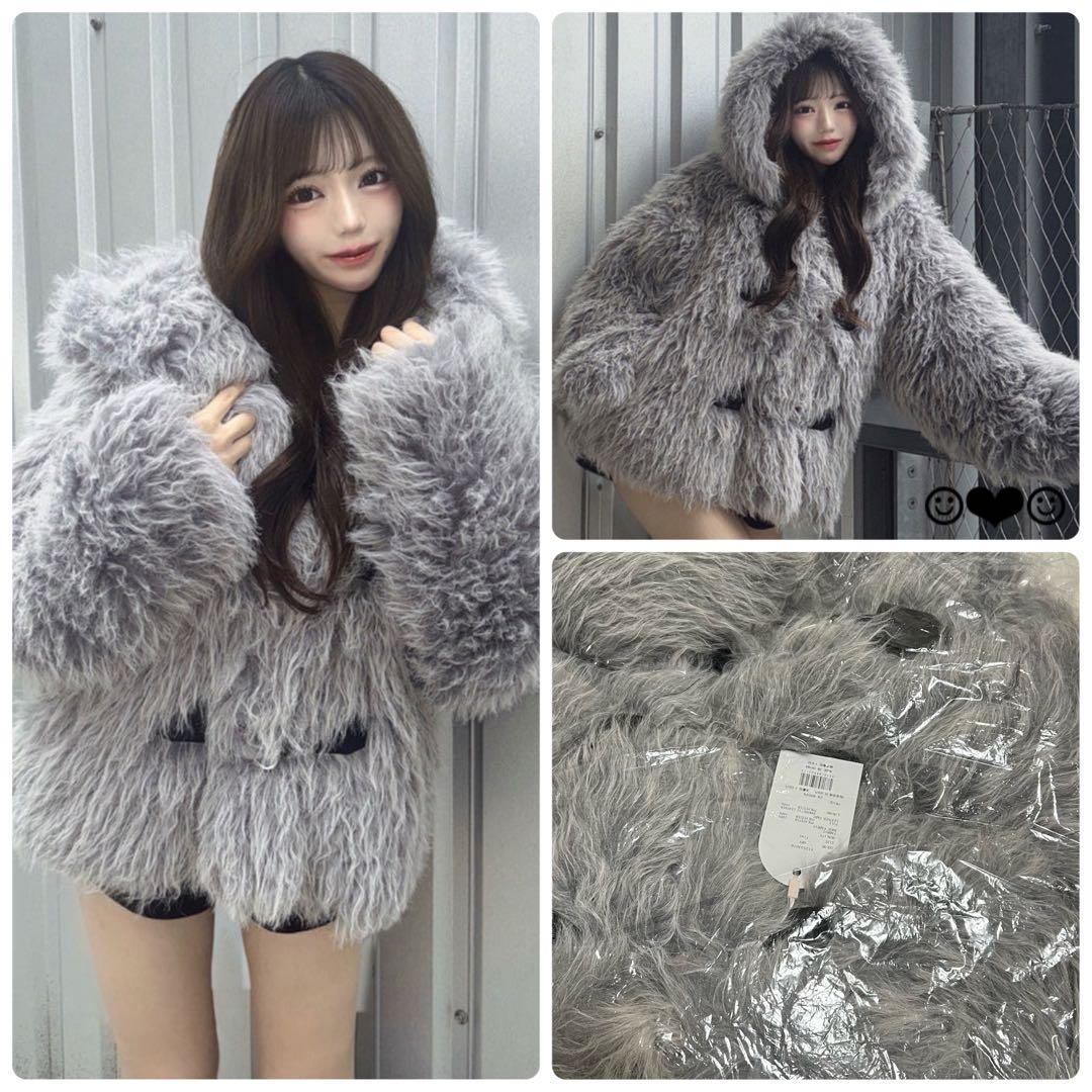 Darich♡モンスターボリュームファーコート♡iPhoneケース♡ピンク