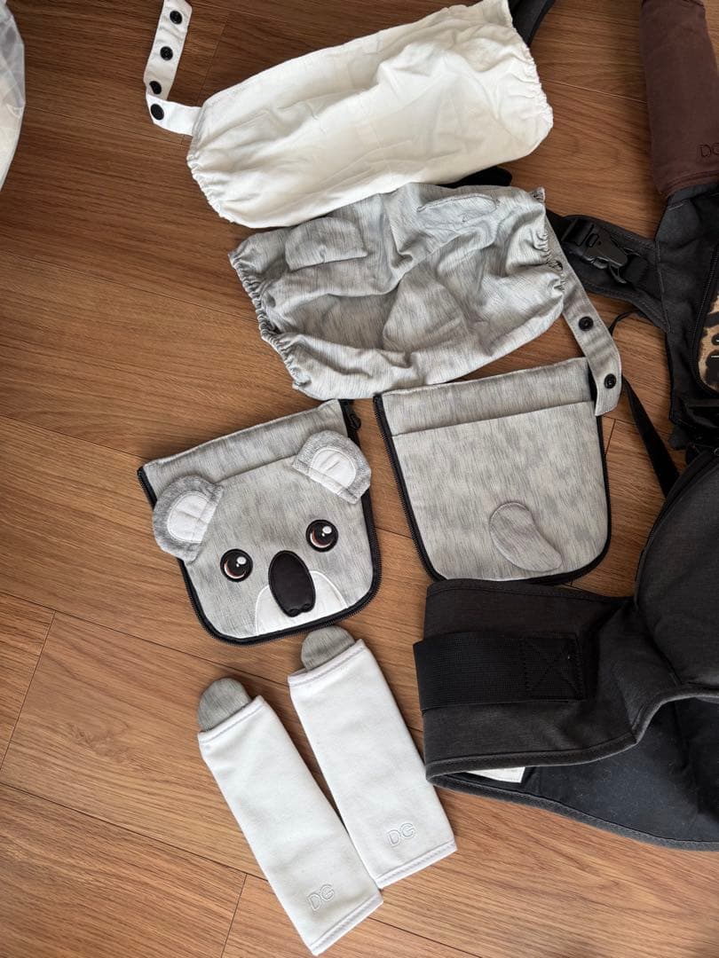 ヒョウ柄 抱っこ紐・おんぶ紐 セット