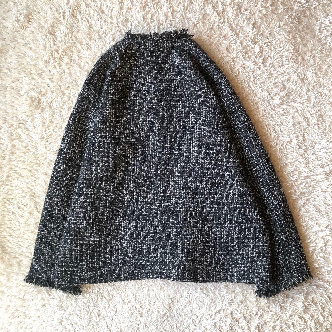 美品◯N . ナチュラルビューティー ツイード ジャケット ブラック M