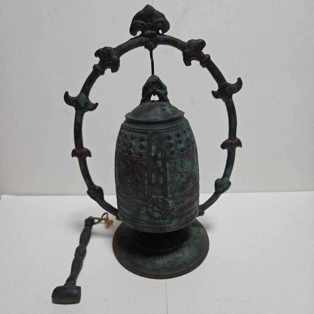 た*か様 青銅製装飾鐘　ハンマー　釣り鐘　仏教美術