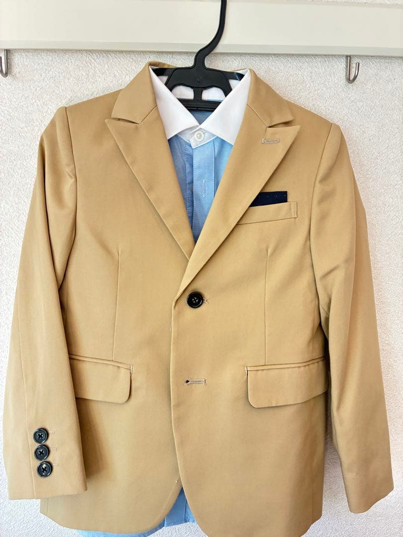 petit main 120 男の子スーツ4点セット