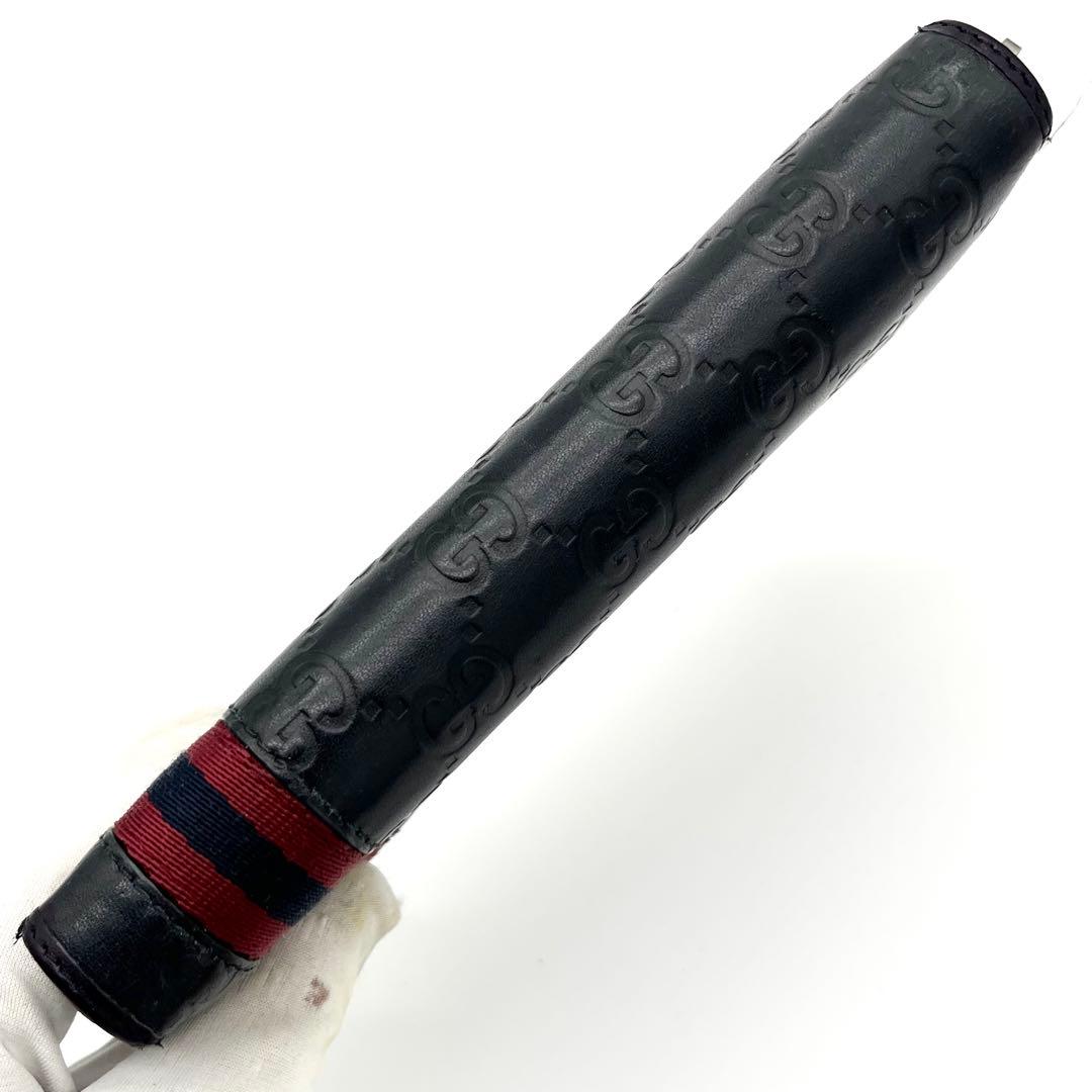 GUCCI ラウンドファスナー　シェリーライン　グッチシマ　ダークネイビー