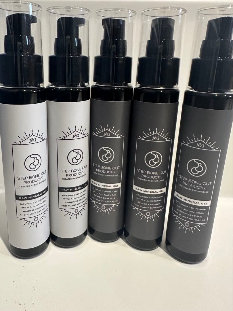 SBCP RAW MINERAL OIL &ジェル5本セット