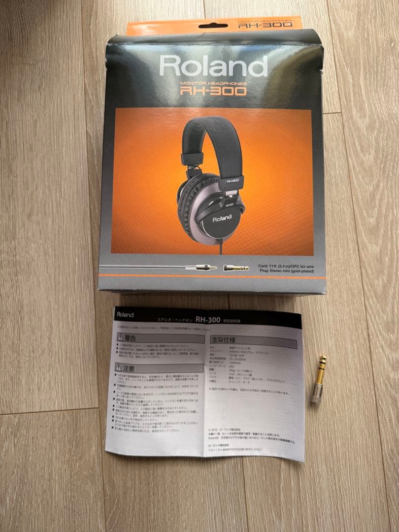 美中古 Roland RH-300 有線ヘッドホン