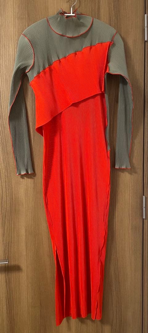 kotohayokozawa ロングスリーブ ドレス ハイネック Mサイズ