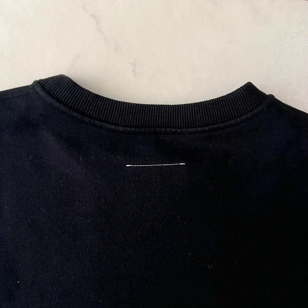 MM6 メゾンマルジェラ スウェット トレーナー ブラック 川口春奈さん着用