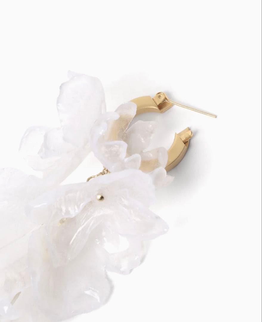 【新品未使用品】Floral Motif Short Earring