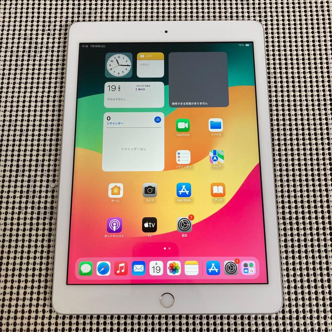60 極美品新品級☆電池ほぼ新品☆iPad6 第6世代 32GB SIMフリー☆