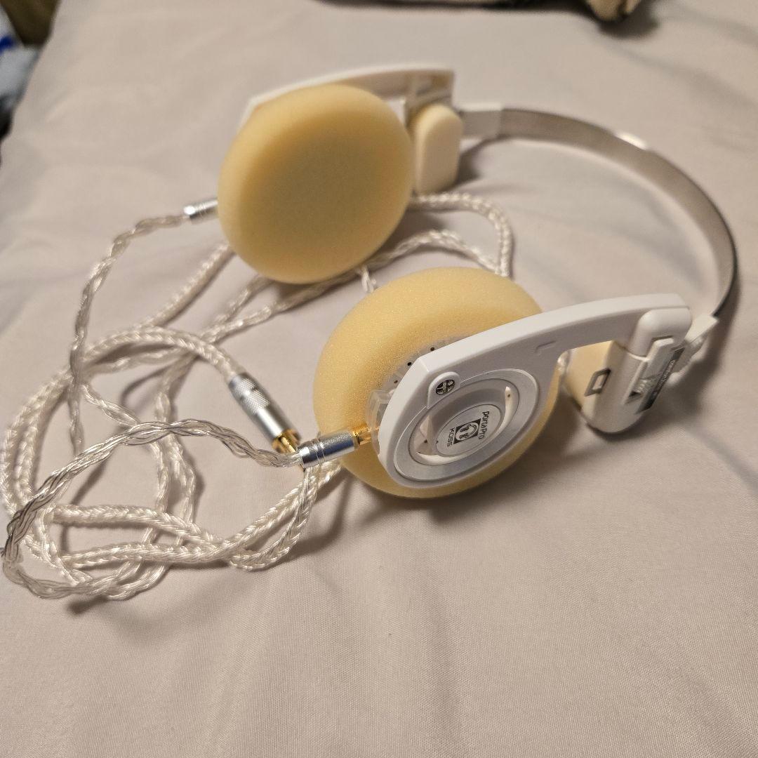 koss portapro 白　MMCX化済み