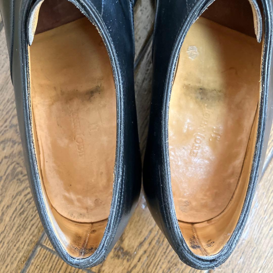 JOHN LOBB／ジョンロブ黒レザー ドレスシューズ 5 1/2