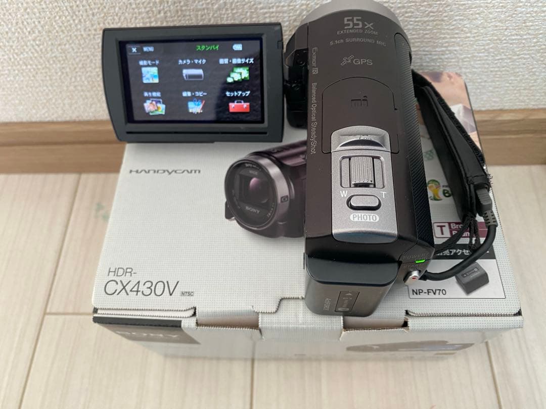 《チョイ》SONY CX430V ビデオカメラ ブラック
