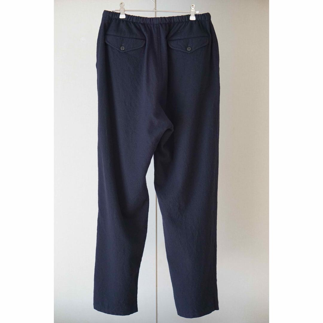 21AW COMOLI 強縮ウール ドローストリングパンツ