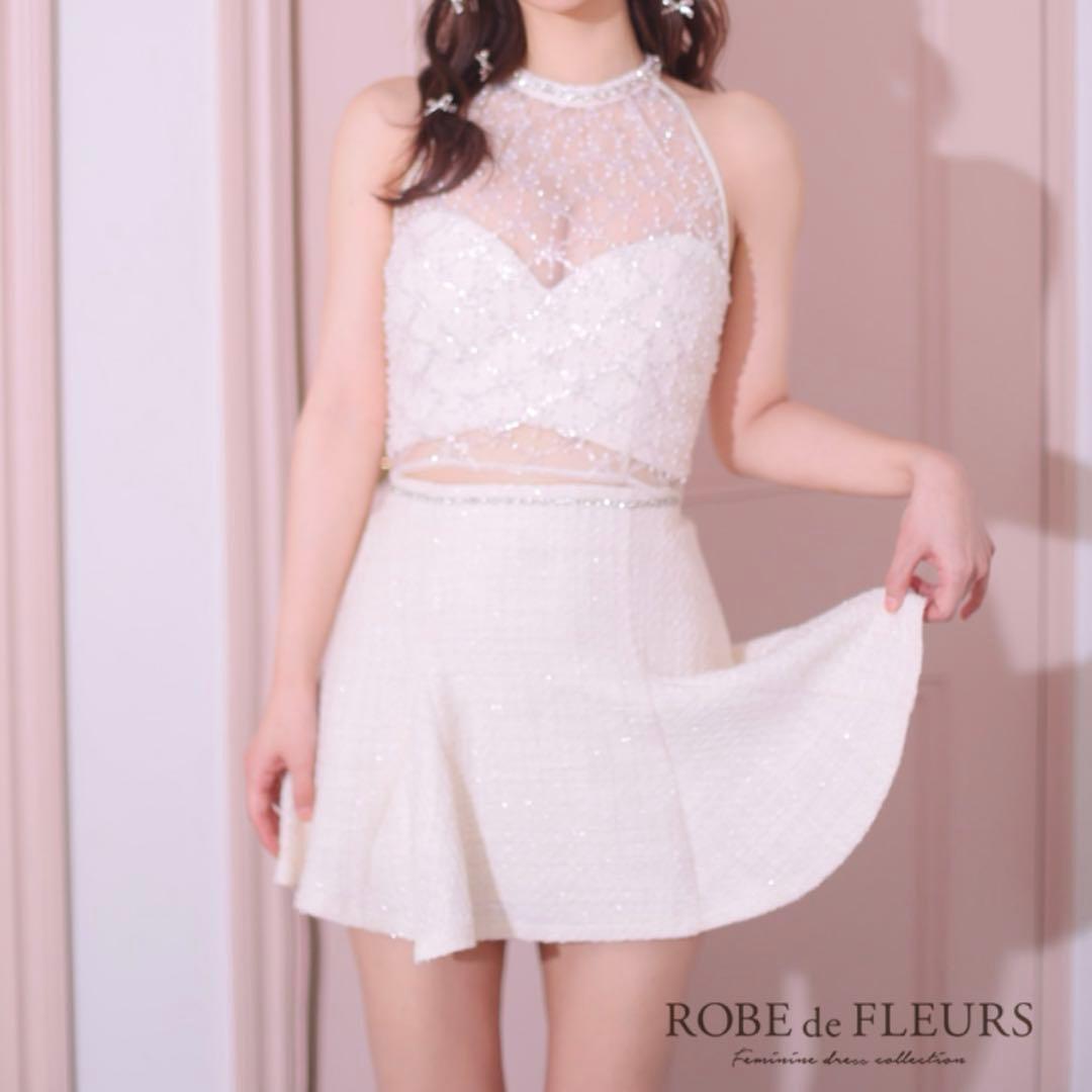 r*a様 ROBE de FLEURS セットアップ アイボリーナイト Mサイズ