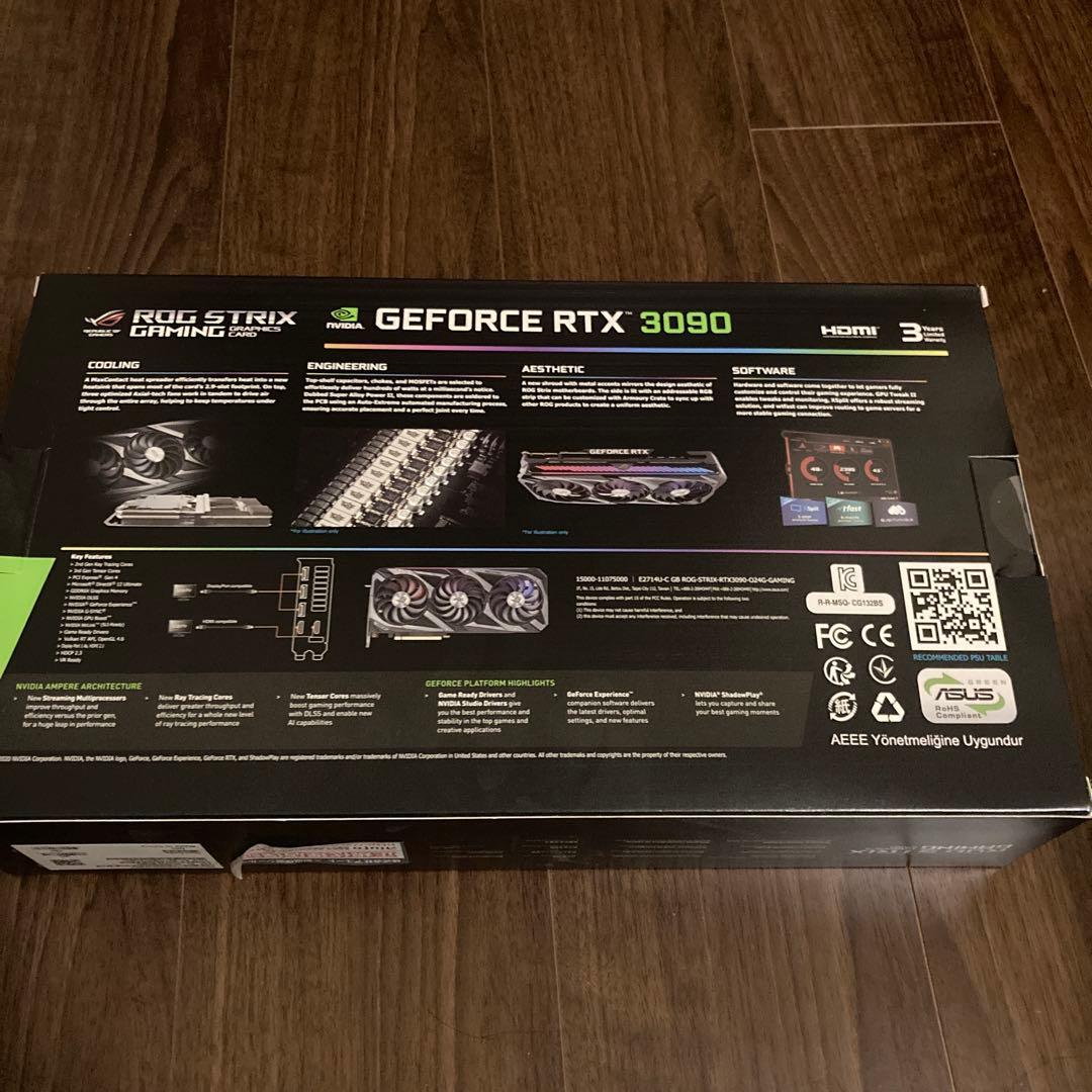 ASUS GeForce RTX 3090 24GB ROG (中古美品)