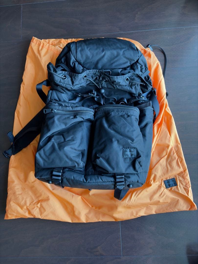 Porter 吉田カバン　ブラックバックパック