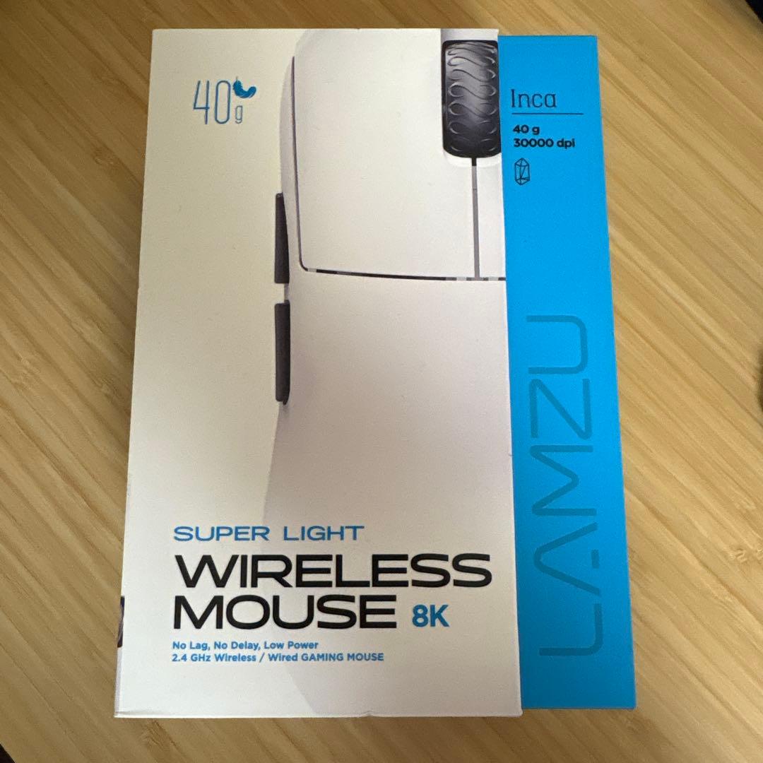 マウス・トラックボール LAMZU Inca White