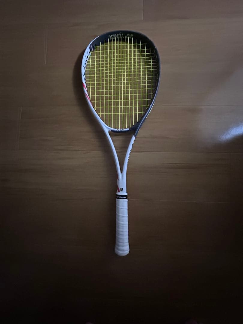 テニスラケット ホワイト イエロー