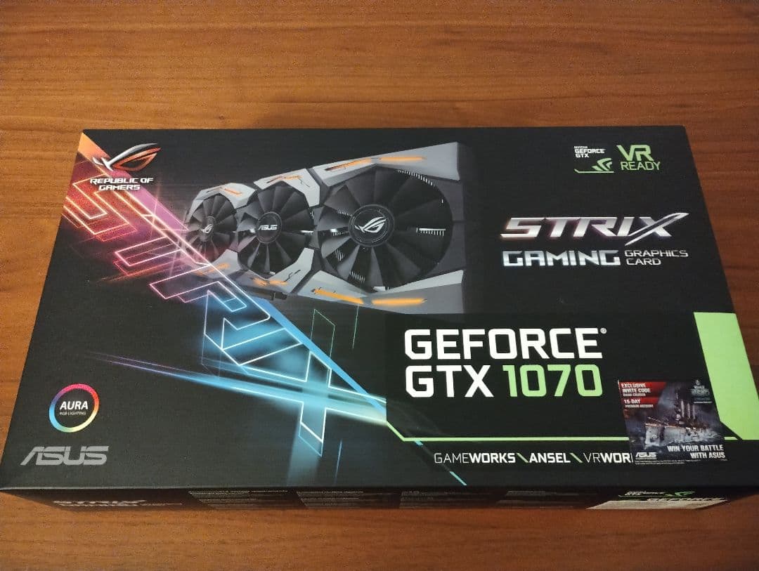 グラフィックボード・グラボ・ビデオカード asus gtx 1070