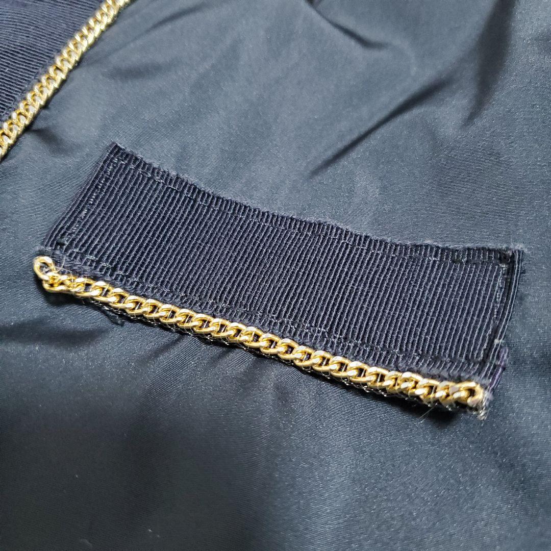 美品✨MONCLER　ロングジャケット　ダブルファスナー　チェーン　みんみん様