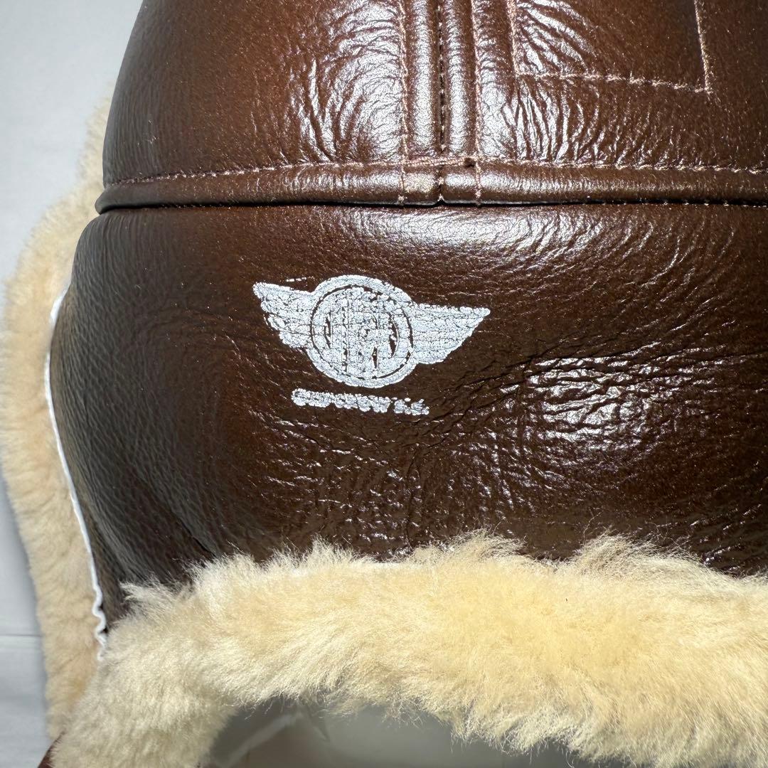 グラッドハンド オールドクロウ ムートンキャップ B-3 防寒