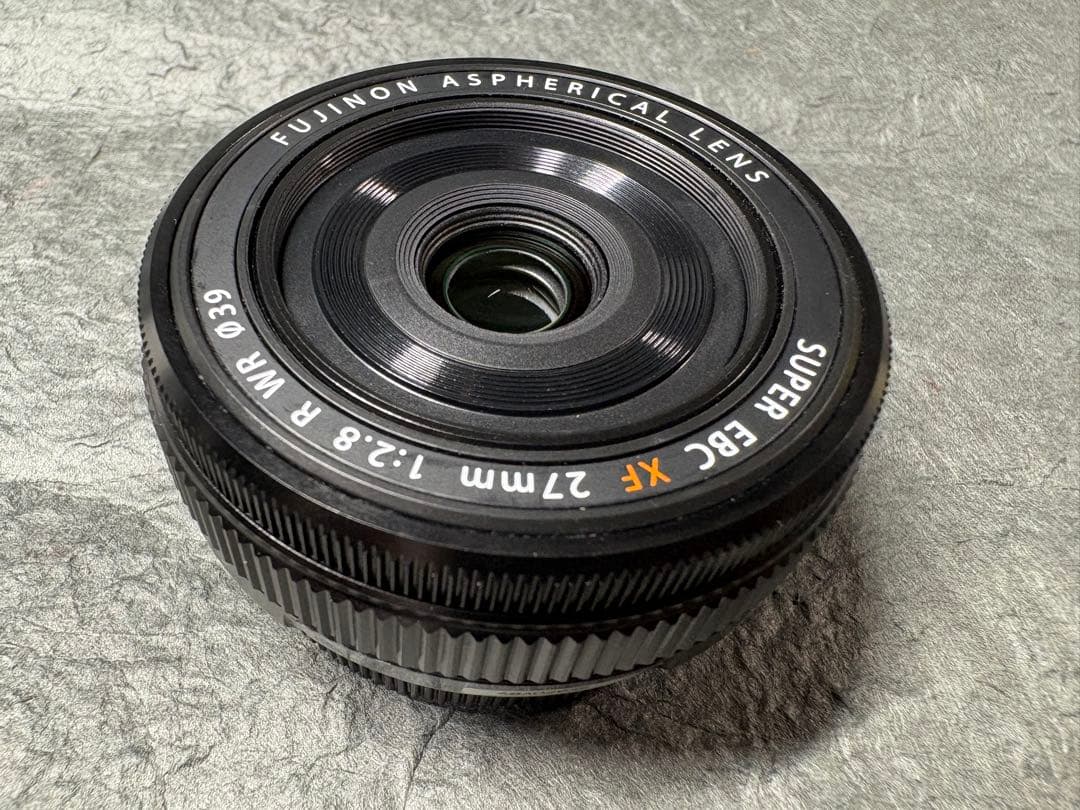 富士フイルムXF27mmF2.8 メーカー保証約2年付き（2027年7月まで）