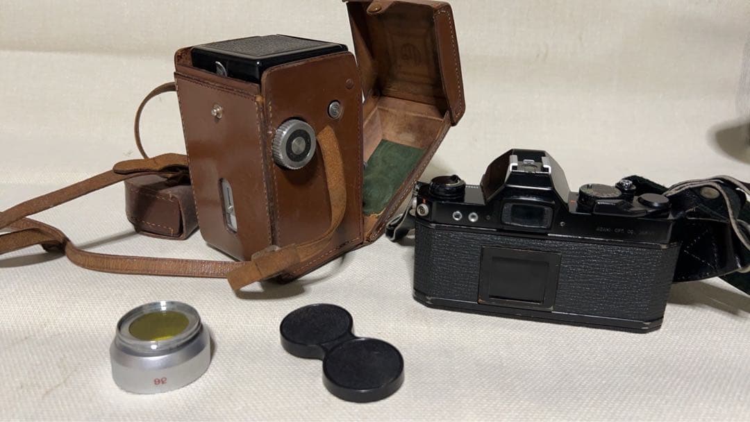 二眼レフ関東光学 一眼レフアサヒ　ペンタックスＫ２ 望遠レンズ　他