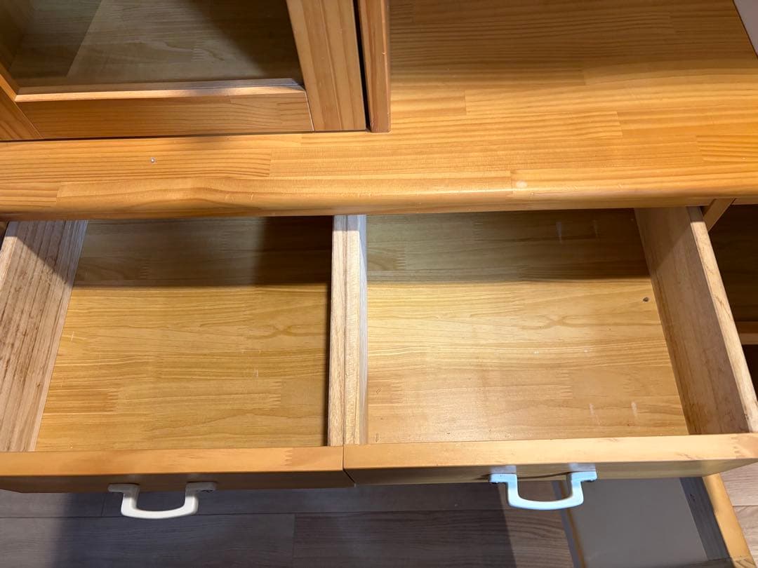 ※10/19まで、お値引き相談可※モモナチュラル 木製食器棚