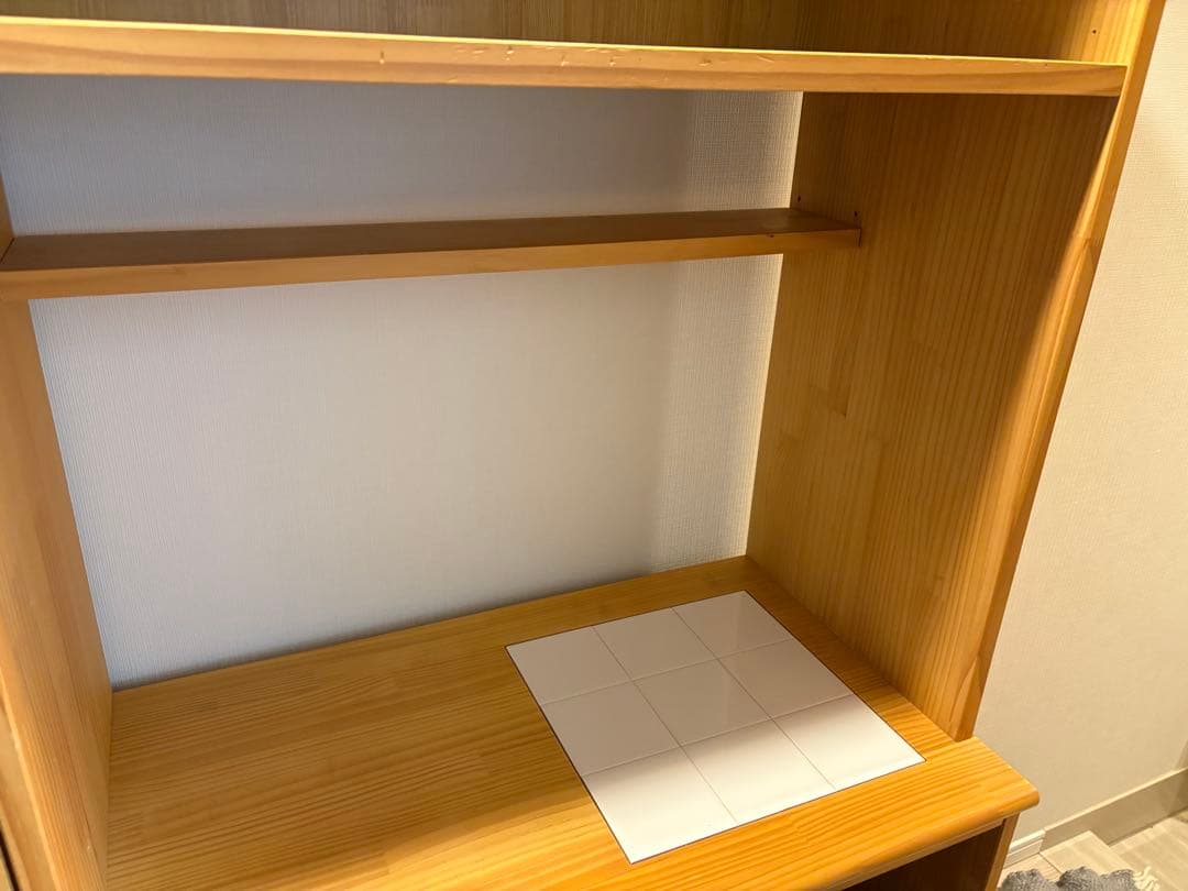 ※10/19まで、お値引き相談可※モモナチュラル 木製食器棚