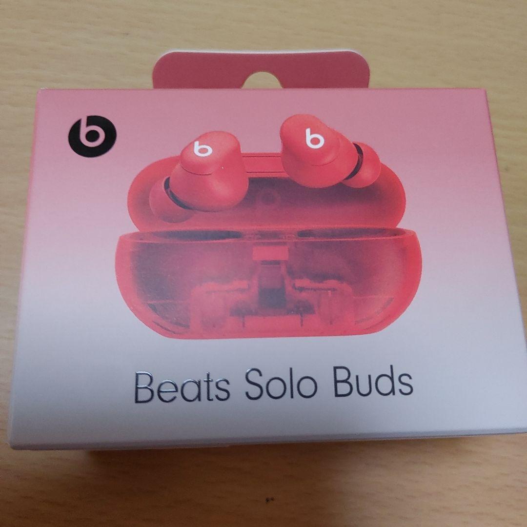 さ*と様 【新品未開封】BeatsSolo Buds　ワイヤレスイヤホンレッド