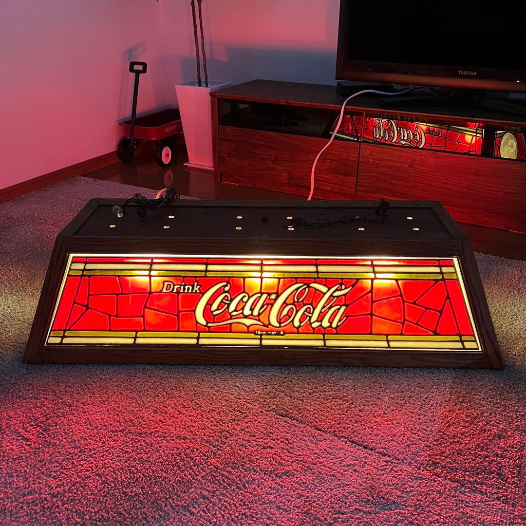 Coca-Cola コカコーラ　プールバーライト　ビンテージ　希少 ⭐️状態良好⭐️