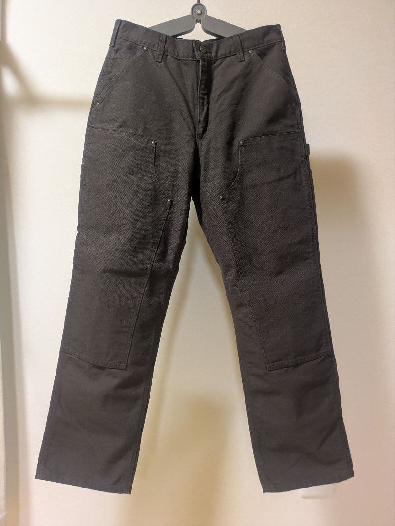 カーハートBNO136 32x32 ダブルニーペインターパンツ ダ―クブラウン