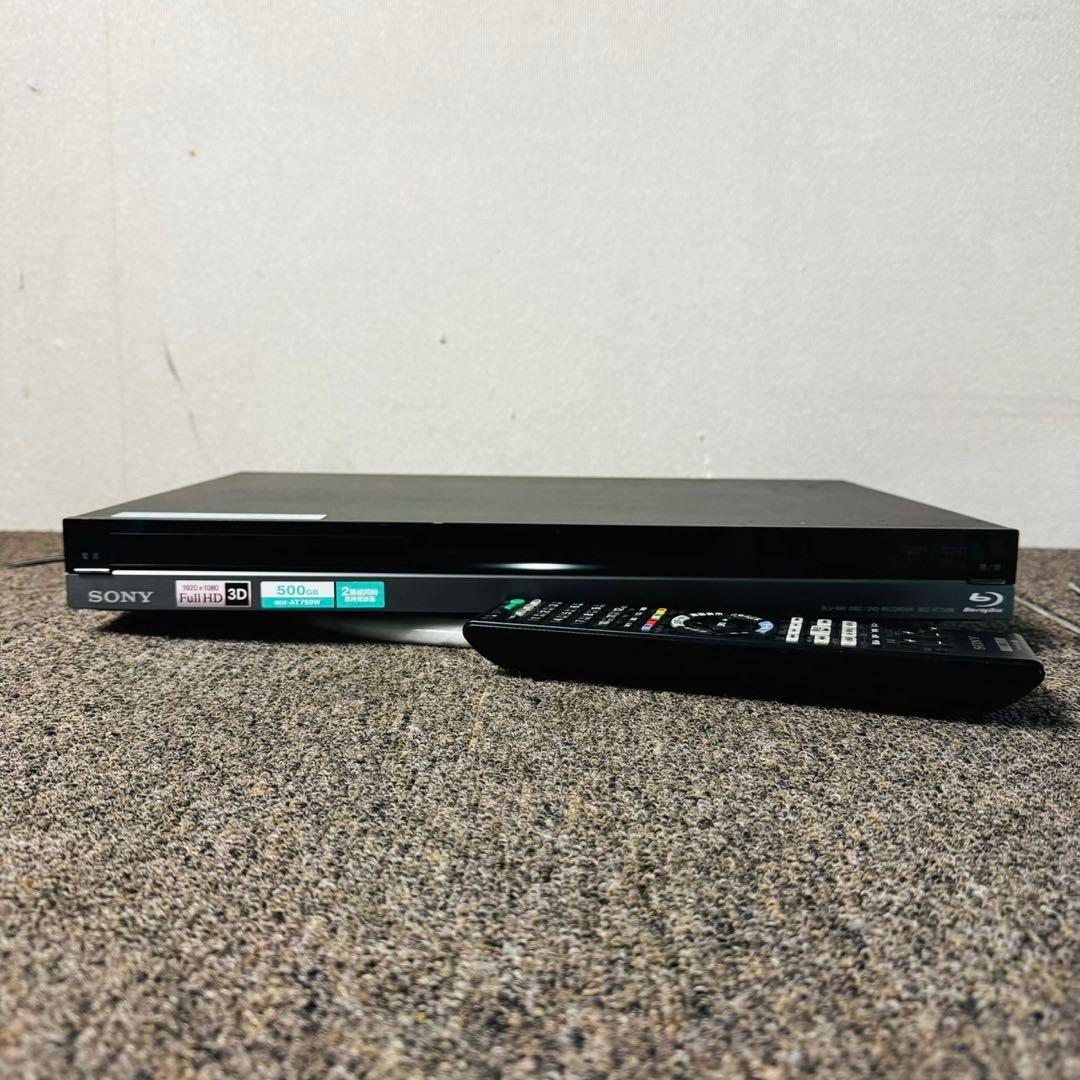 D77早い者勝ち！ソニー ブルーレイディスクレコーダー 500GB 2チューナー