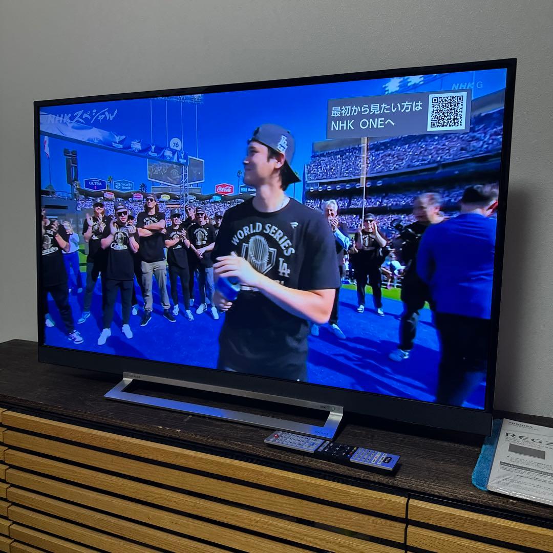 【超美品】東芝　REGZA 49v型タイムシフト搭載4K液晶過去6番組録画可能‼️