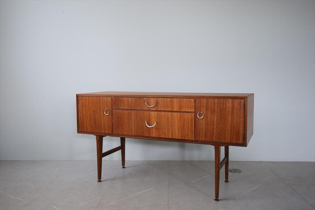 英国アンティークMeredew製サイドボード/木製机/テレビ台(91-216)