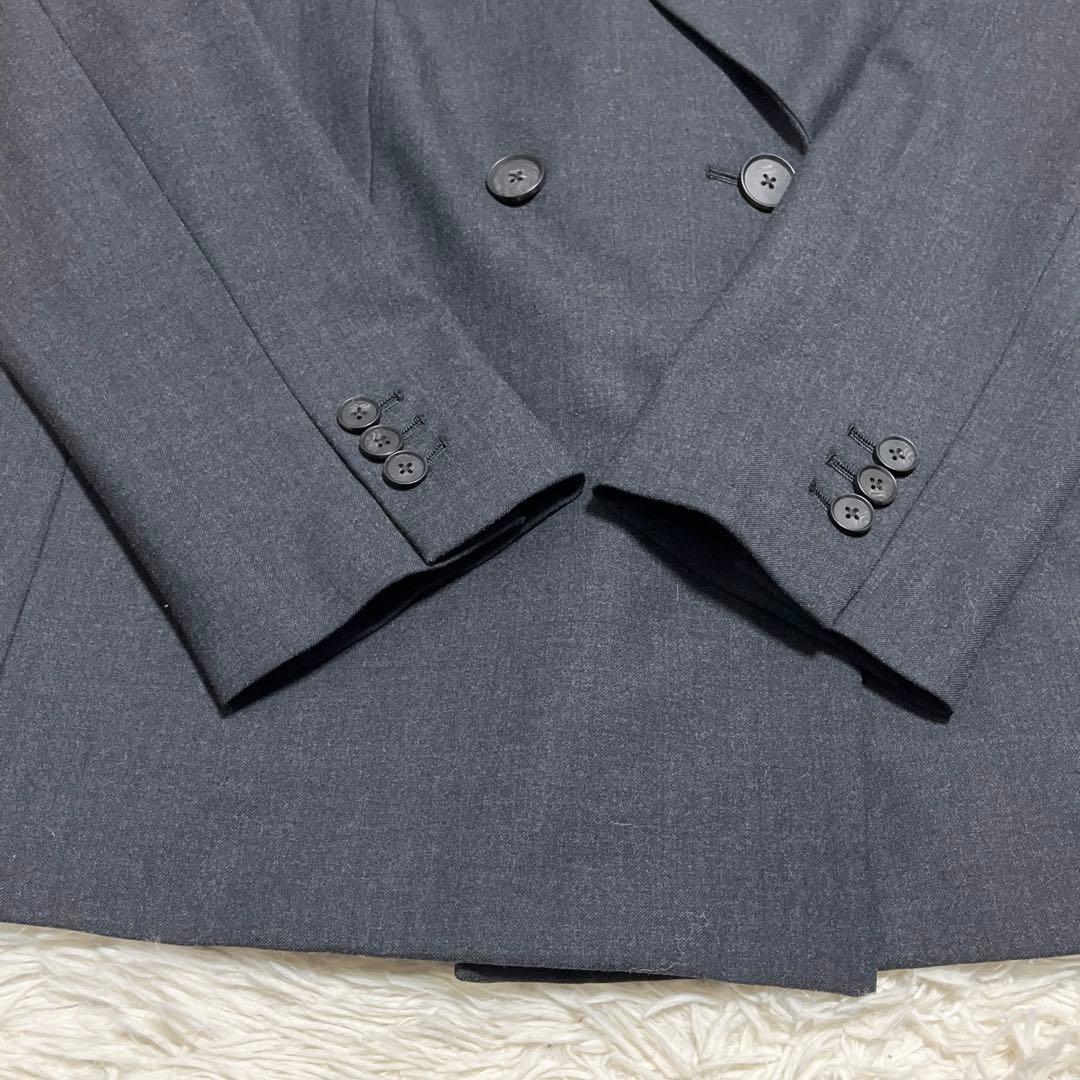 未使用級✨️ 24AW スピックアンドスパン テーラードジャケット ダブル グレー
