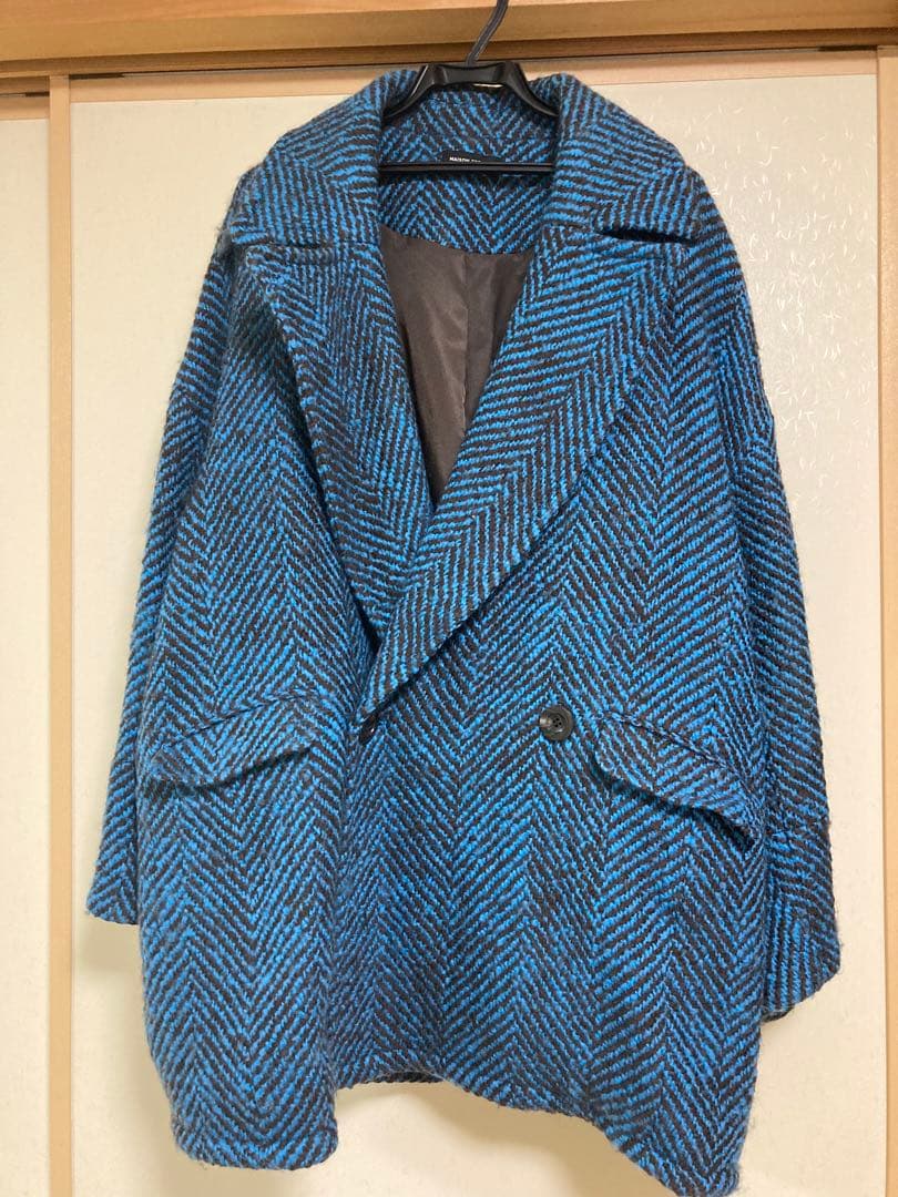 ビッグヘリンボーンミドルコート 【MAISONSPECIAL/メゾンスペシャル】