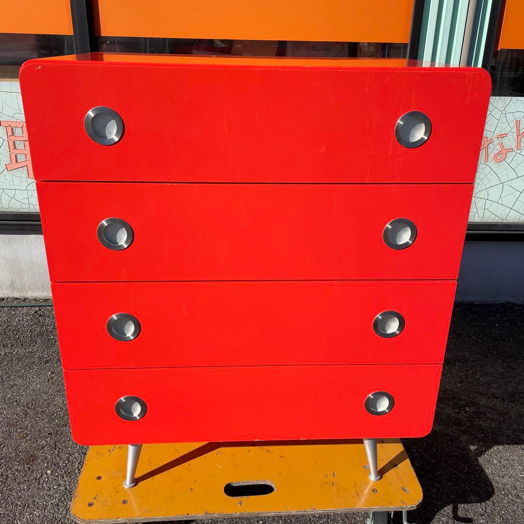 LEGNATEC　レグナテック　4段　チェスト　タンス　ベビーレトロポップ